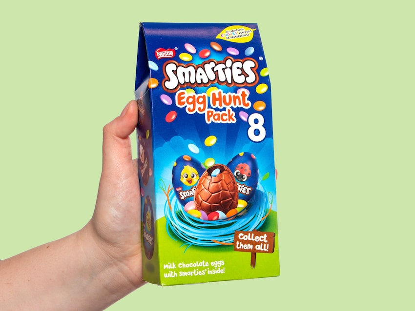 Smarties Chokoladeæg 8-pak